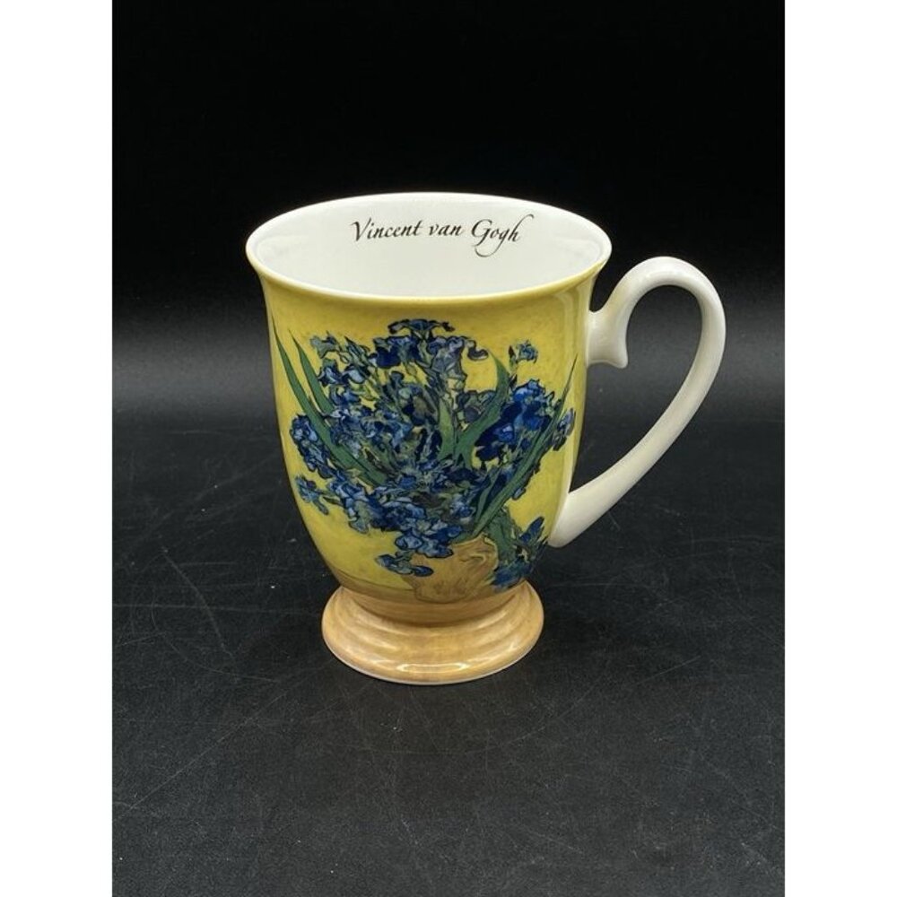 STECHOL Gracie Vincent Van Gogh Irises Bone China Coffee Tea Mug